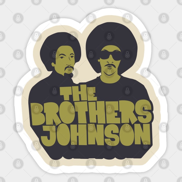 Get Da Funk Out Ma Face - The Johnson Brothers Sticker by Boogosh